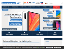Tablet Screenshot of chinahandys.net